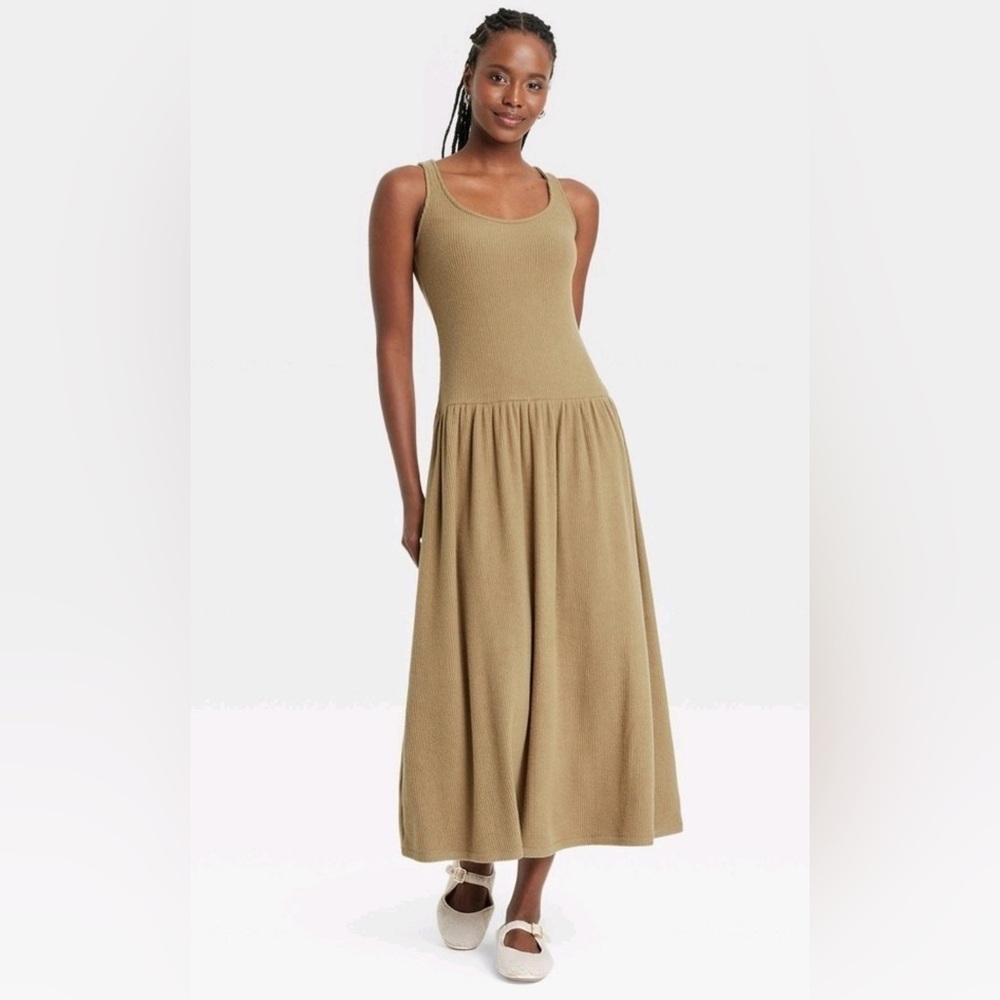 Universal Thread Tan Maxi Dress
